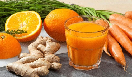 Lợi ích bất ngờ của nước ép cà rốt gừng